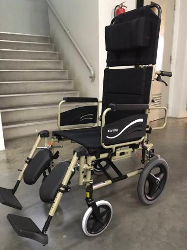 วีลแชร์อลูมิเนียมอัลลอยด์ ปรับเอนนอน Wheelchair Karma KM-5000 (Item 10324)