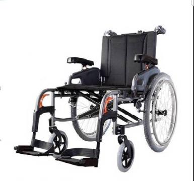 Wheelchair อลูมิเนียมอัลลอยด์ ไซส์ใหญ่รับน้ำหนักได้ 170 kg  (Item code 10393)